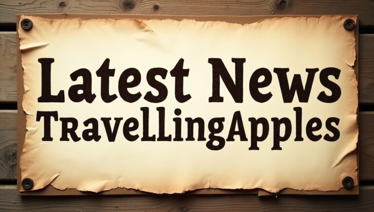 latest news travellingapples
