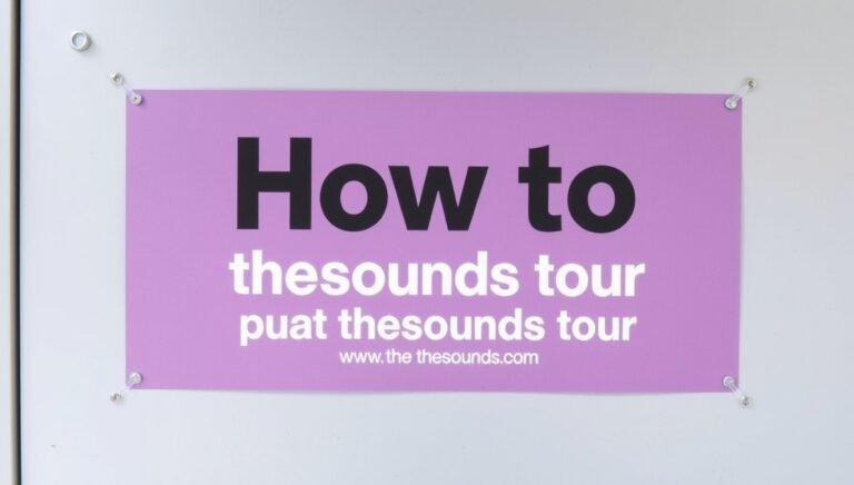 how to from website thesoundstour